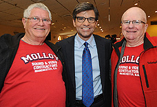 Bob Surtees, George Stephanopoulos & Bob Molloy