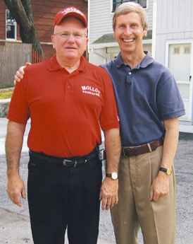 Bob Molloy with New Hampshire Governor John Lynch.